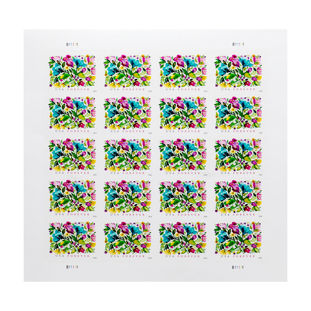 2024 Celebration Blooms Forever First Class Postage Stamps