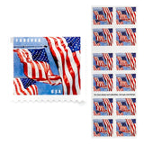 Load image into Gallery viewer, Booklet 2022 U.S. Flags Forever Stamps