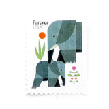 Load image into Gallery viewer, 2022 US Elephants First Class Forever Stamps