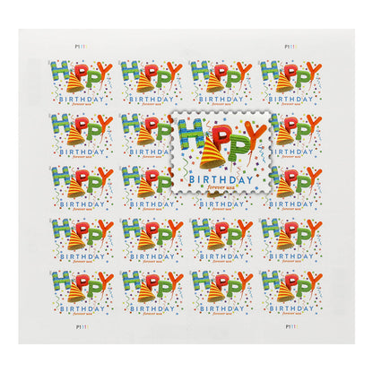 US 2021 Happy Birthday Stamps Forever