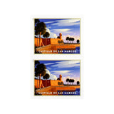 Load image into Gallery viewer, 2021 US MNH Priority Mail Castillo De San Marcos Mail Pane of 4 Stamps