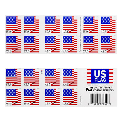 Booklet 2018 US Flag Forever First-Class Postage Stamps
