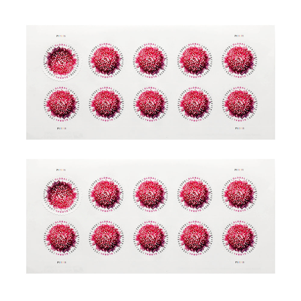 2020 US Global Chrysanthemum Forever Stamps