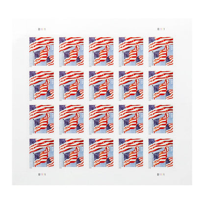 Panes U.S. Flags 2022 Forever Stamps