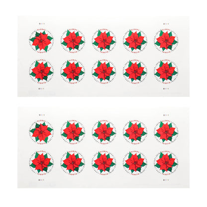 2018 US Global Poinsettia Forever Stamps