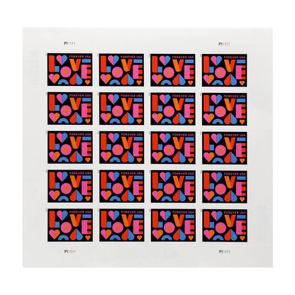 US 2021 Love Forever Stamps Wedding