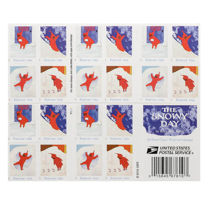 2017 US Snowy Day Forever Postage Stamps