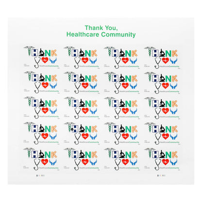 2024 US Thank You, Healthcare Community First Class Forever Stamps
